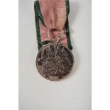 Victorian Turkish Crimea medal, British Issue Crimea 1855 with ribbon.