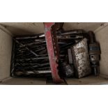 Box containing miscellaneous drills.