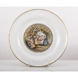 Prattware plate,