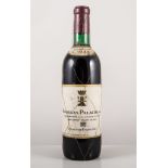 Wine: Bodegas Pataeia Gran Reserva 1935, one bottle.