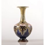 Eliza Simmance for Doulton Lambeth, a stoneware vase for the Art Union of London, circa 1900,