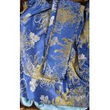 Embroidered silk kimono.
