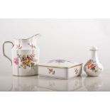 Royal Crown Derby "Derby Posies" pattern jug, height 12cms, two rectangular boxes,