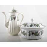 Royal Worcester "Lavinia" cream part dinner and tea service, (a quantity).