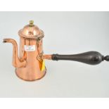 19th century copper coffee pot