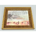 Four Coalport bone china porcelain plaques, views of England and Wales after J M W Turner,