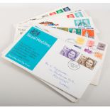 Stamps: First Day Covers and loose stamps, on and off paper.