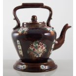 Measham Bargeware small-size teapot.