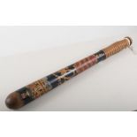 Victorian hand painted truncheon.