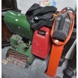 ATCO petrol lawnmower, Black & Decker shredder, Flymo Vac, (3).