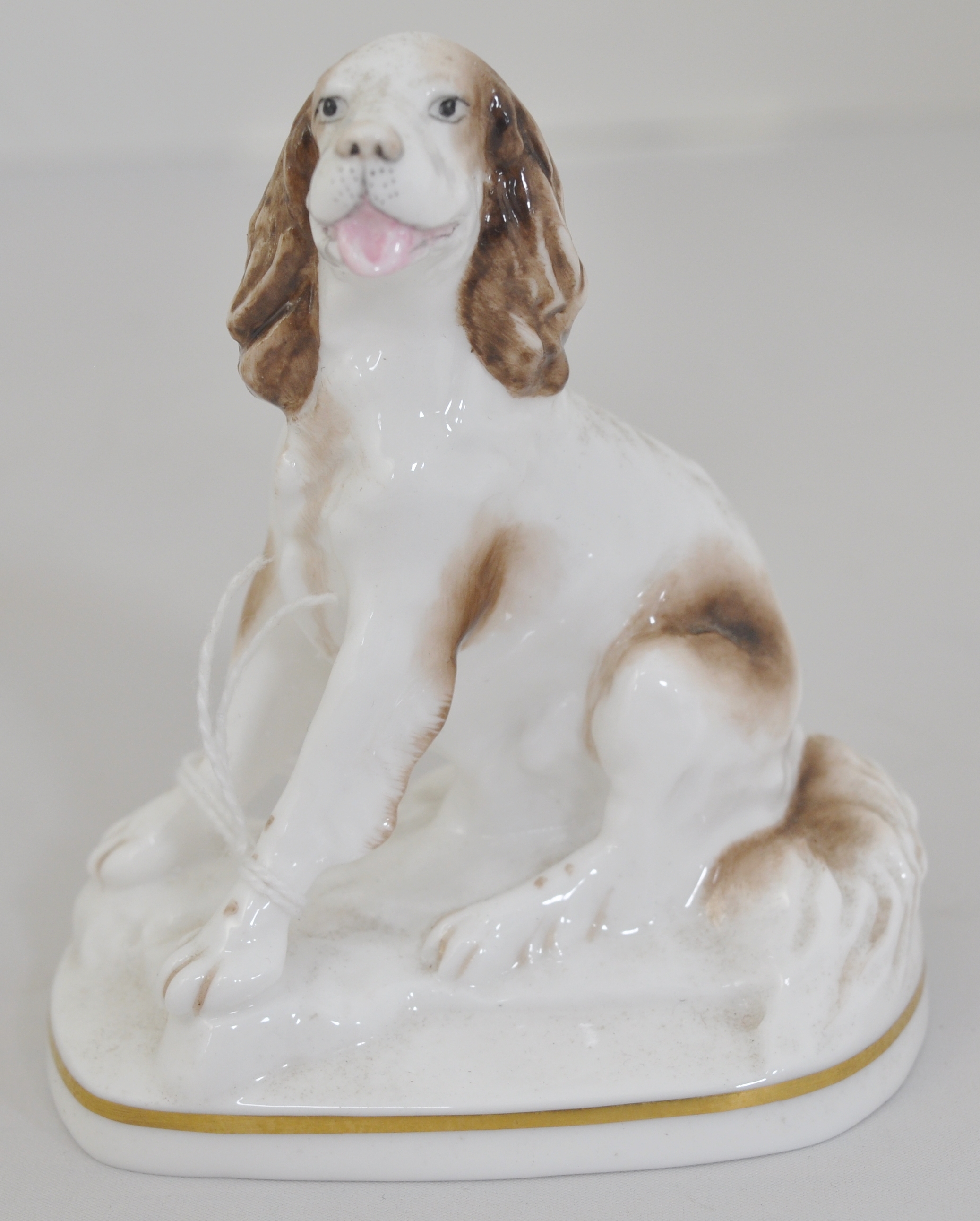 Royal Worcester, 'Springer Spaniel' modelled by Kenneth Potto, factory marks, 9.5cm. - Image 3 of 4