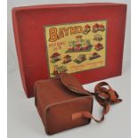 Bayko building set, in original box and a Kodak box camera, (2).