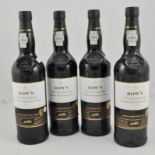 Dow's Trademark Finest Reserve Port, four bottles.