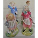 Pair of Royal Doulton figures, "Jack and Jill", HN2060 and HN2061,