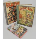 Quantity of childrens annuals, including Film Fan, Radio Fan and other annuals from 1950.