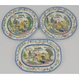 Three Masons chinoiserie plates.