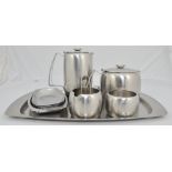 A collection of Wedgwood oven to table ware, stainless steel, (1 box).