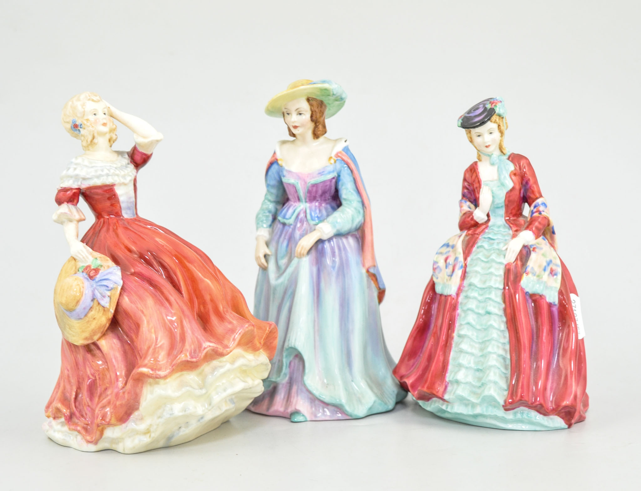 Paragon bone china figure, Lady Melanie, 20cm and six others, Lady Cynthia, Spring, Lady Isabelle, - Image 2 of 6