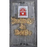 Worthingtons Brewery Advertising wall slate signs different sizes.