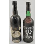 Fouseca, Bin 27 Port, one bottle and one bottle of Taylors Vintage Port 1960, (2).