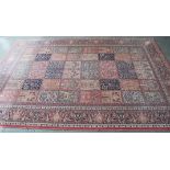 Modern Persian style 'tiled' patern carpet, 298x202cm.