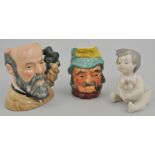 Collection of Camberwick Green models, 12cm and smaller, Royal Doulton character jug,