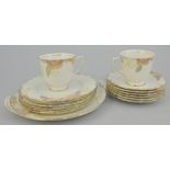 Royal Doulton part tea set, Nerissa pattern, (18).