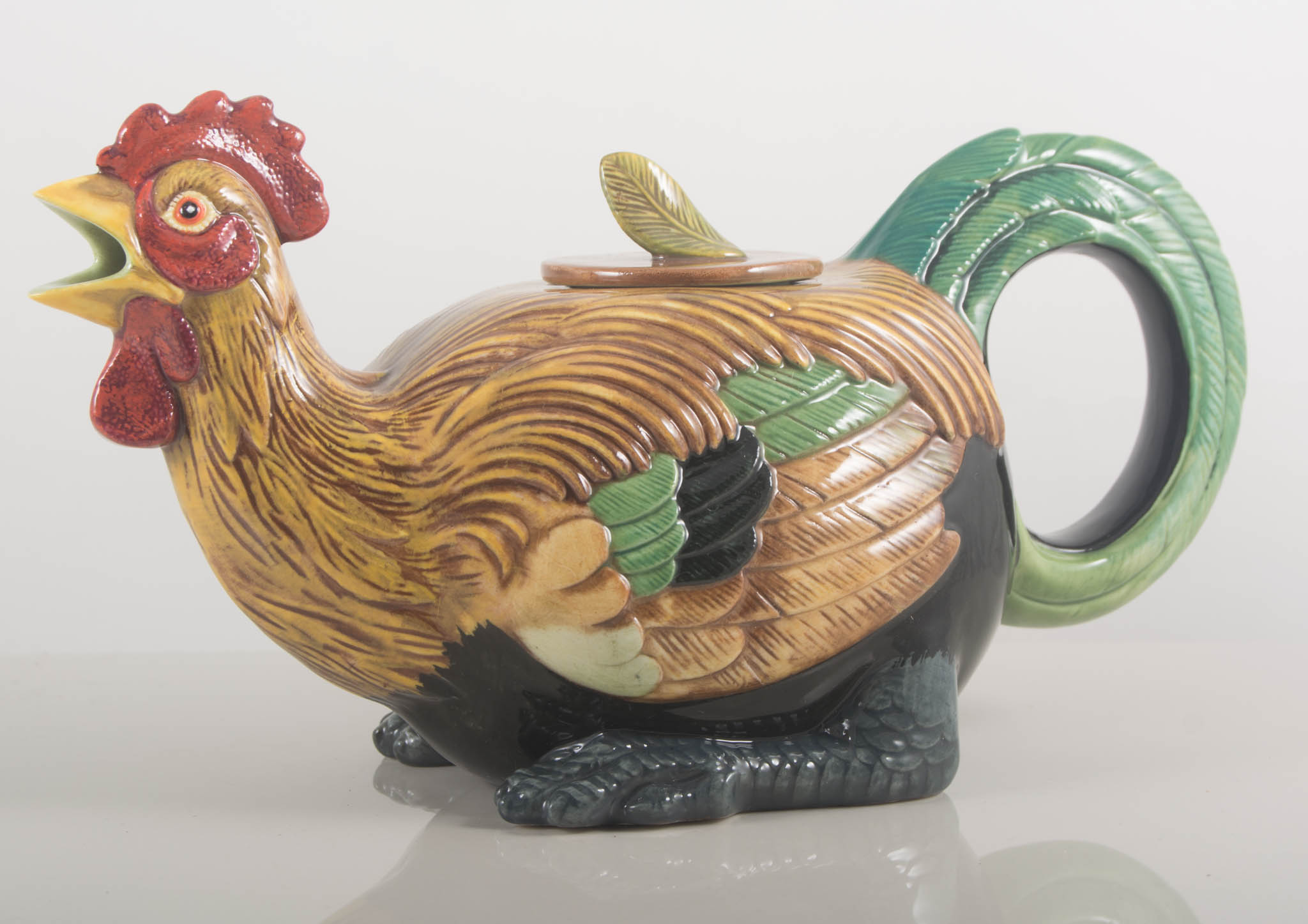 Minton Archive Collection Cockerel teapot, Limited Edition No.160/2500, with certificate, boxed.