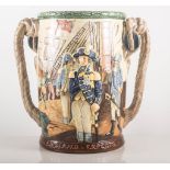 Royal Doulton loving cup 'Nelson', Limited Edition No. 418/600, height 27cm.