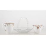 Roslyn china teaset, floral decoration.