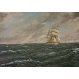 W. Wirth, Maritime scene, oil on board, signed, 48 x 69cms.