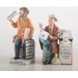 Royal Doulton figure, The Auctioneer HN2988, height 23cm, boxed, another, Stop Press HN2683, boxed,