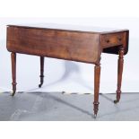 Mahogany drop leaf Pembroke table,