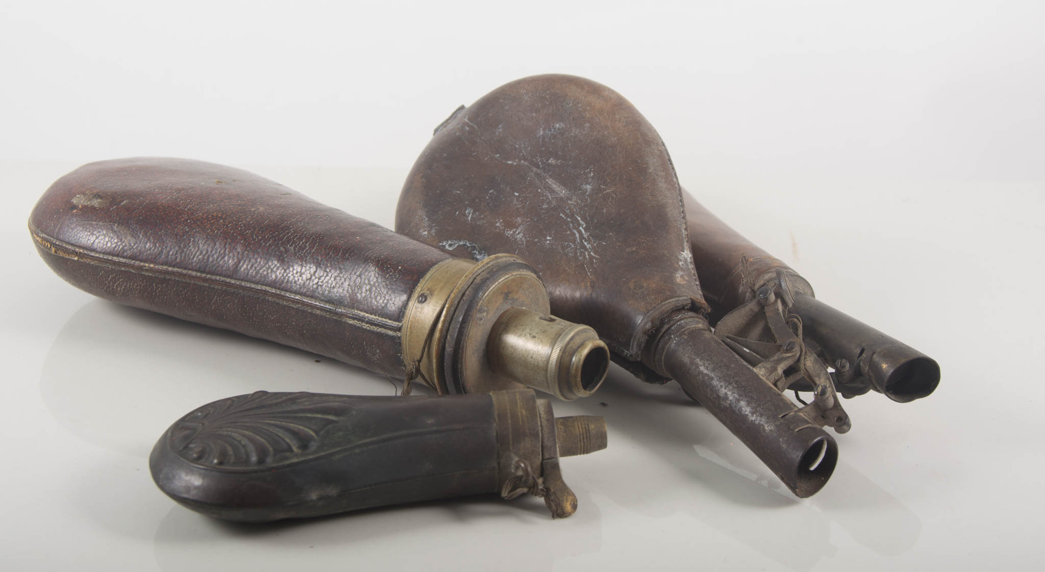Victorian pattern officer's sword, 81cms edged blade, white metal guard, wire bound fish skin grip,