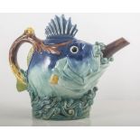 Minton Archive Collection Fish teapot, Limited Edition No.481/2500, with certificate, boxed.