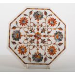 Indian marble circular platter,