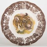 Set of eight Royal Worcester Palissy plates "Game Series", and others.