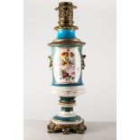 French porcelain table lamp,