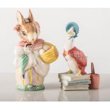 Collection of eighteen Royal Doulton and Royal Albert "John Beswick" Beatrix Potter figures,