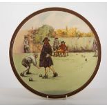 Royal Doulton series ware plate, Sir Roger de Cloverley 34cm,