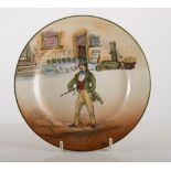 Royal Doulton Dickens ware plates, Alfred Jingle, diameter 27cm, another Fagin, another Trotty Veck,