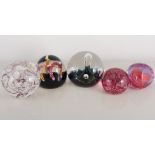 Caithness and other paperweights.