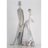 Lladro group "Walk in the Park", height 51cm (a.