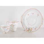 Twelve piece Royal Doulton part tea set, 'Bedale' pattern, comprising twelve cups, saucers,