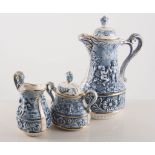 Capodimonte six place coffee set.