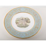 Royal Worcester limited edition plate Sansome Fields,