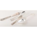 A quantity of Kings Pattern silver plated cutlery