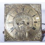 John Woolfenden brass dial with 8 day/date chart movement