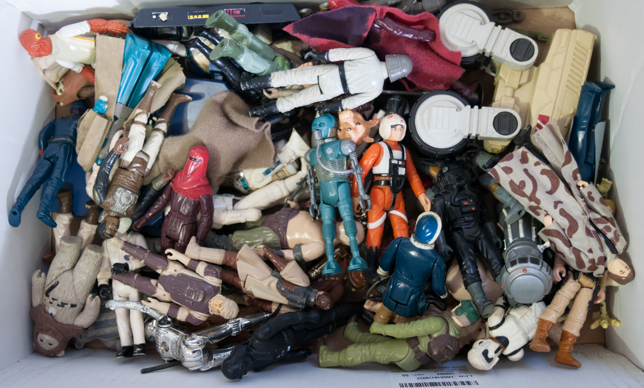 Star Wars figures, c1970s / 1980s, including last 17 R2D2, all unboxed (quantity in box). - Bild 2 aus 2