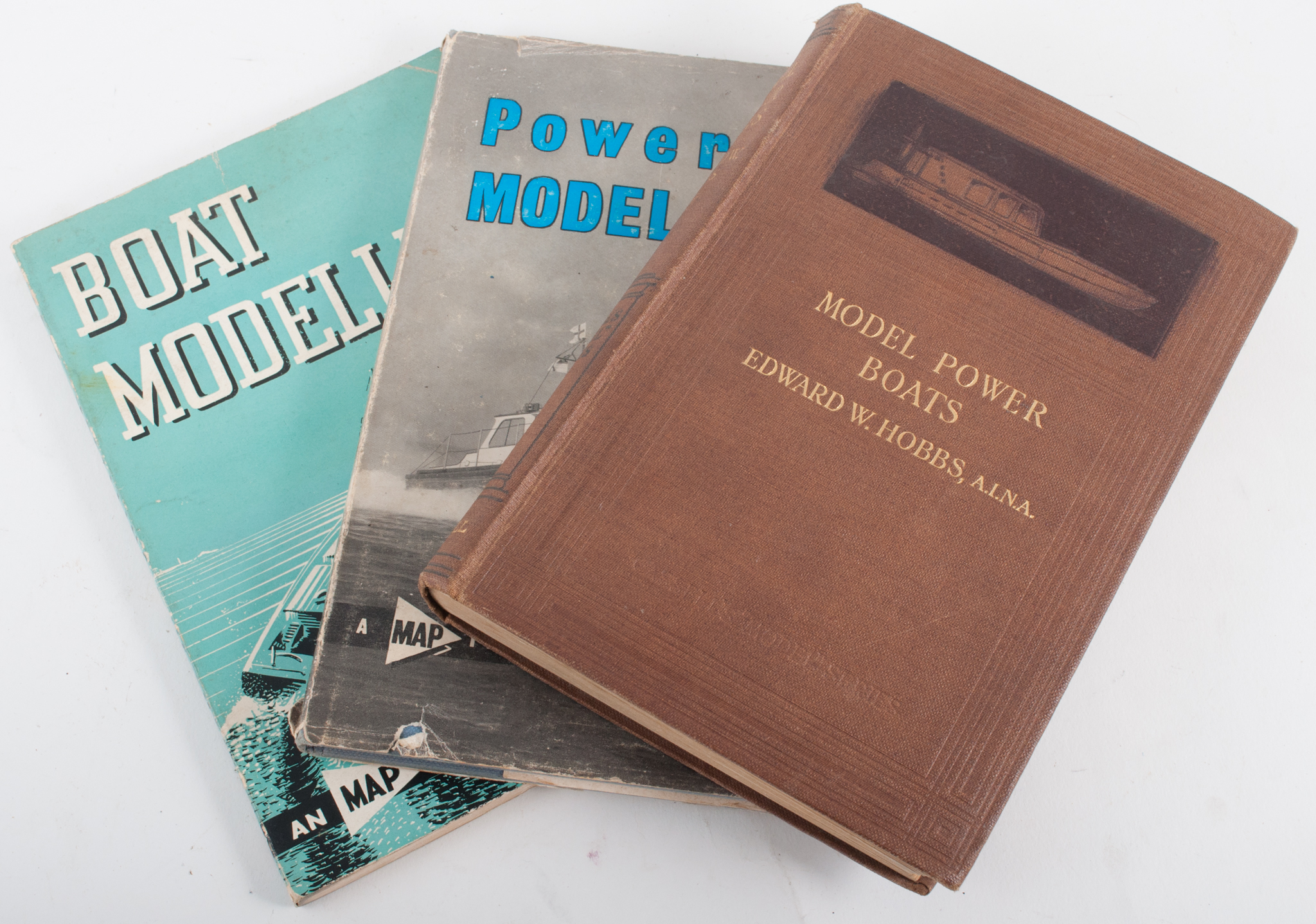 Model boating books, Model sailing boats by Edward W Hobbs with other model boating books, (21).